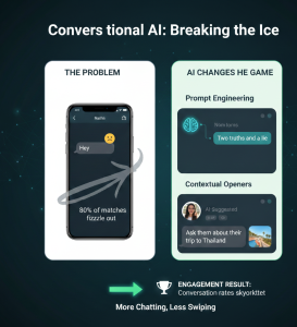 conversational AI generating smart openers to improve dating app conversations