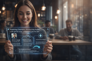AI predicting chemistry beyond dating profiles using NLP and voice analysis