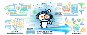 reddit users comparing products asking for opinions and researching before purchase high intent behavior infographic
