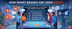 how brands use reddit marketing strategy focusing on conversation transparency trust and value instead of ads