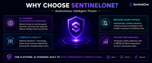 SentinelOne autonomous cybersecurity platform with AI-powered protection and complete visibility