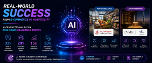 AI-powered personalization improving customer engagement across retail, hospitality, and luxury brands.
