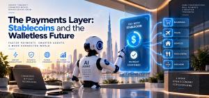 AI agent making a stablecoin payment for business, travel, services and retail transactions.